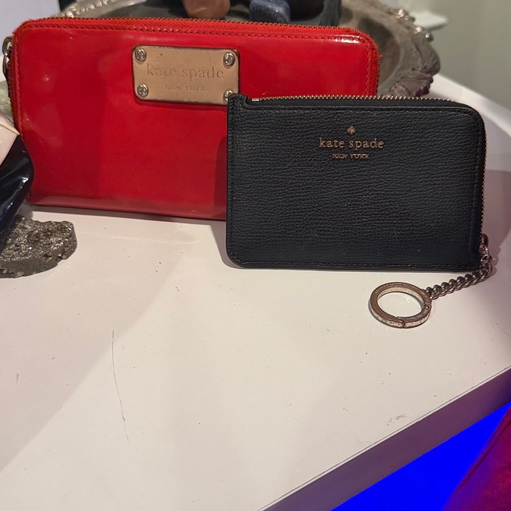 Kate Spade Wallet Red Patent Leather